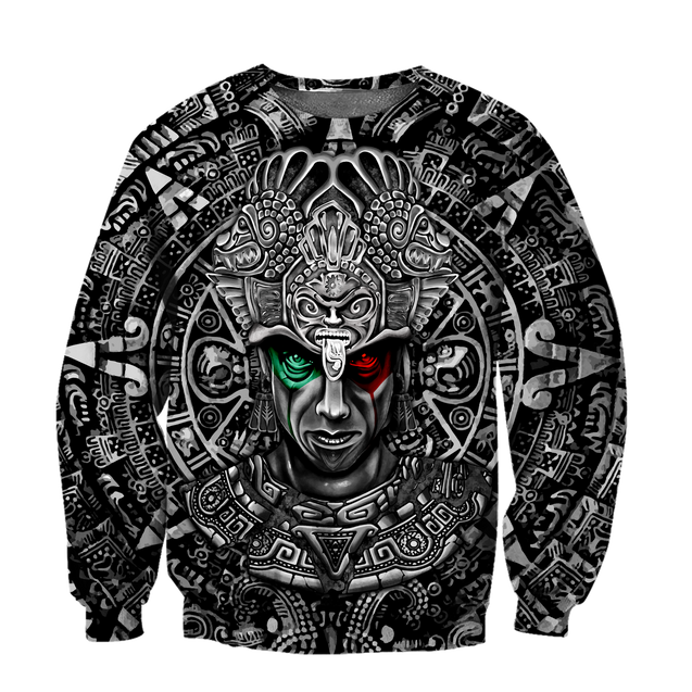 Aztec Warrior 3D All Over Printed Unisex Hoodie