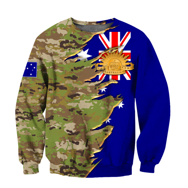 Australian Veteran - Jesus 3D All Over Printed Shirts MH10032107