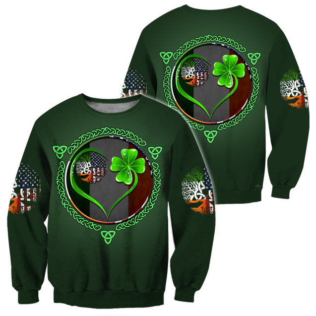 Premium Irish Saint Patrick's Day 3D Printed Unisex Shirts TN