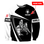 Personalized Barrel Racing 3D All Over Printed Hoodie
