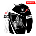 Personalized Barrel Racing 3D All Over Printed Hoodie