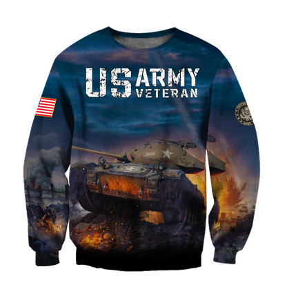 US Army Veteran 3D All Over Printed Shirts PD05012102
