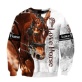 Love Horse 3D All Over Printed Shirts TR06012101