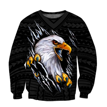 Samoa Eagle 3D Hoodie Shirt For Men And Women LAM