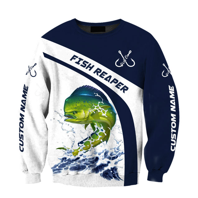 Custom name Mahi-mahi fishing design 3d print shirts