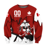 3D All Over Printed Hockey Canada Unisex Shirts Custom Name Custom number XT TNA11032101