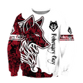 February Wolf 3D All Over Printed Shirts Pi112062