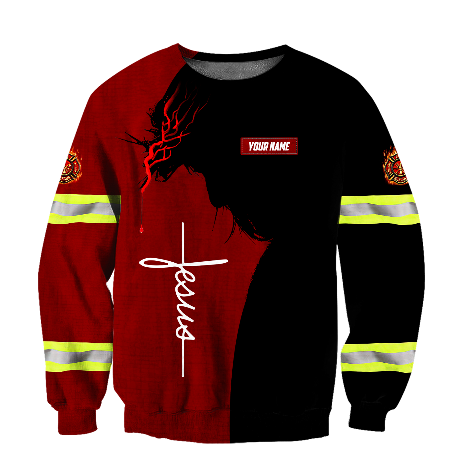 Customize Name Firefighter 3D All Printed Hoodie For Men And Women MH08012002