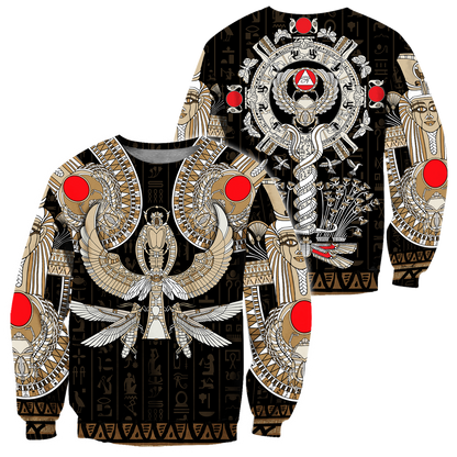 Ancient Egypt ver2 Painting Pattern 3D Tattoo Printed Shirts