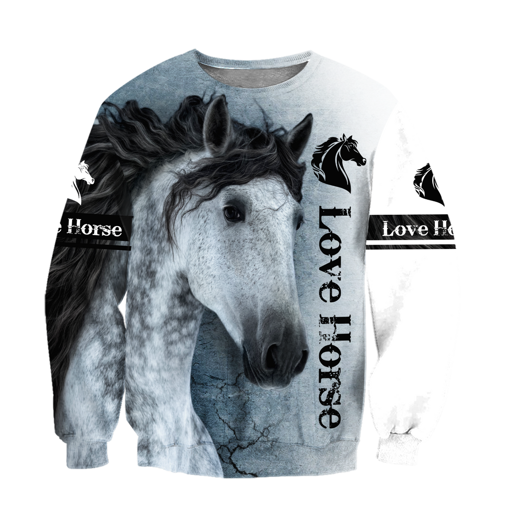 Love Horse 3D All Over Printed Hoodie Pi112055