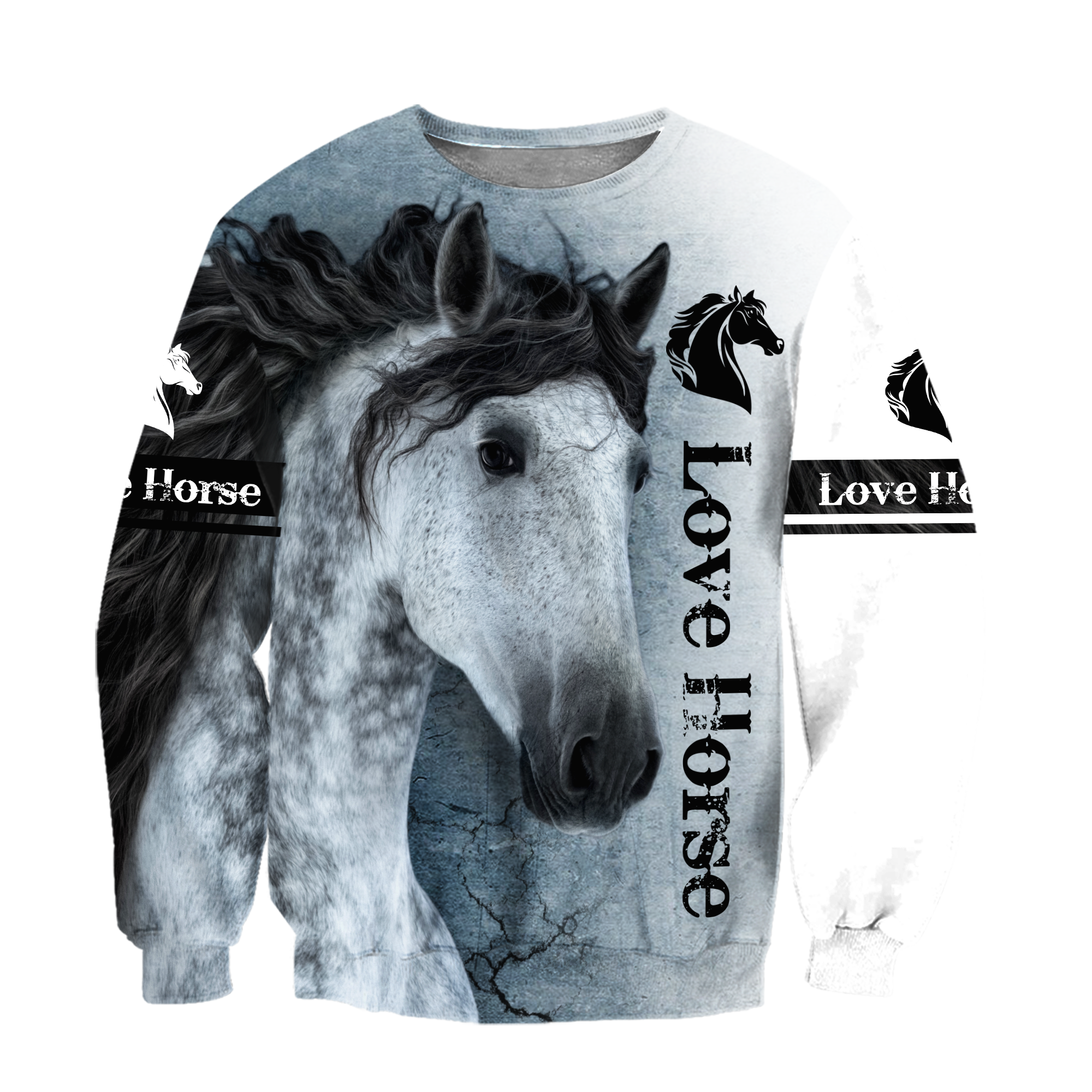 Love Horse 3D All Over Printed Hoodie Pi112055