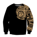 Amazing Polynesian Traditional Tattoo Personalized Unisex Deluxe Hoodie ML