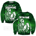 3D All Over Printed  Irish   St Patrick Day Unisex Shirts  VP26022104 Custom Name XT