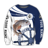 Custom name Redfish fishing boat team Catch and Release 3D Design print shirts