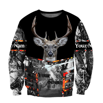 Persionalized Name - Deer Hunting Camo 3D All Over Printed Unisex Shirts