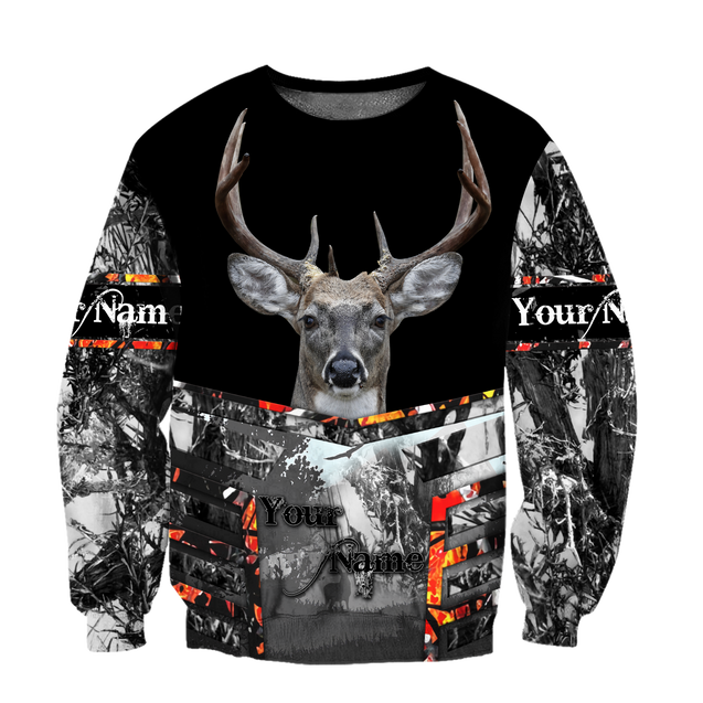 Persionalized Name - Deer Hunting Camo 3D All Over Printed Unisex Shirts