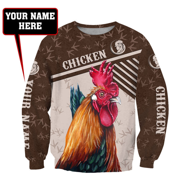 Personalized Farm Chicken 3D Printed Unisex Shirts AM12042102