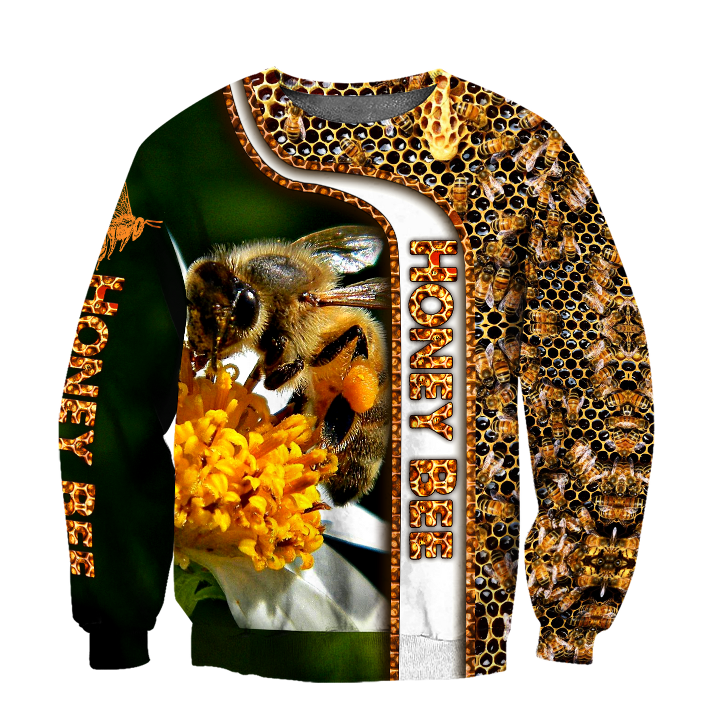 Premium Unisex All Over Printed Honey Bee Shirts MEI