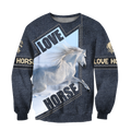 Love Horse  3D All Over Printed Shirts Pi112094XT