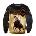 Personalized Name Bull Riding 3D All Over Printed Unisex Shirts Cowboy Up