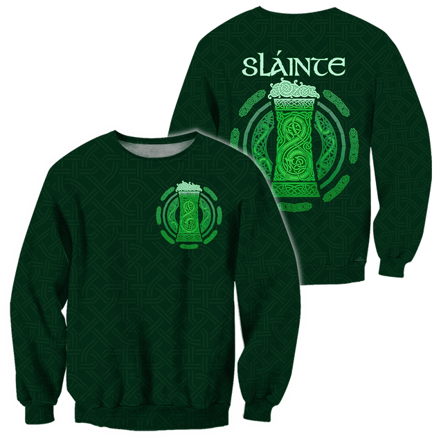 Irish Saint Patrick's Day 3D Printed Unisex Shirts TN