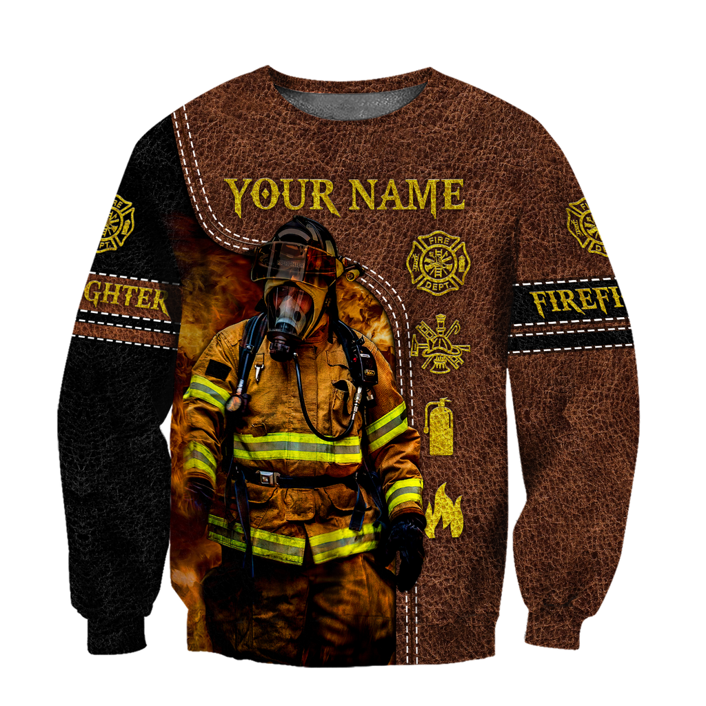 Customize Name Firefighter Hoodie For Men And Women TNA13052107