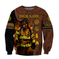 Customize Name Firefighter Hoodie For Men And Women TNA13052107