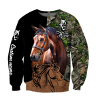 Love Horse Custom Name 3D All Over Printed Shirts