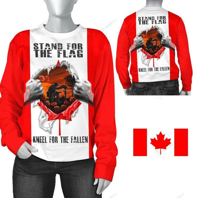 Canadian Veteran - Remembrance Day Pullover 3D All Over Printed Shirts 15032110.CXT