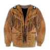 Native Cowboy Jacket No14 Cosplay 3D Over Printed Unisex Deluxe Hoodie ML