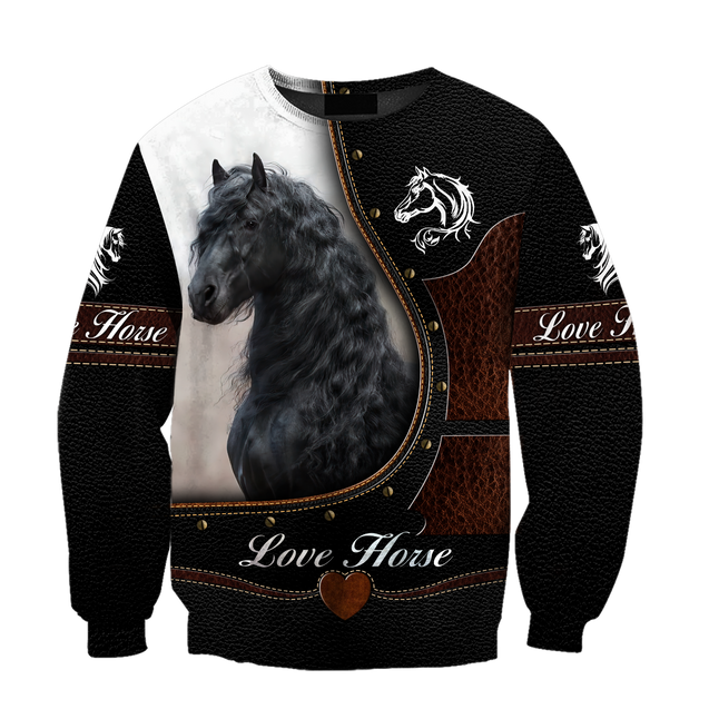 Friesian Horse 3D All Over Printed Shirts For Men And Women TR1711204