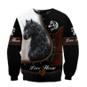 Friesian Horse 3D All Over Printed Shirts For Men And Women TR1711204