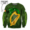 Premium Personalized Unisex All Over Printed Irish Symbols Shirts MEI