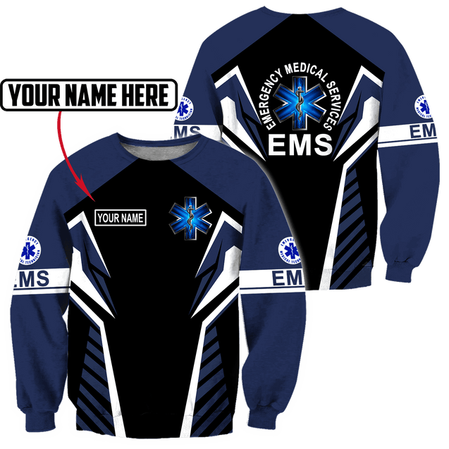 Personalized Name EMS 3D All Over Printed Unisex Shirts Ver 2