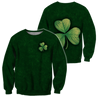 Irish St.Patrick day 3d hoodie shirt for men and women