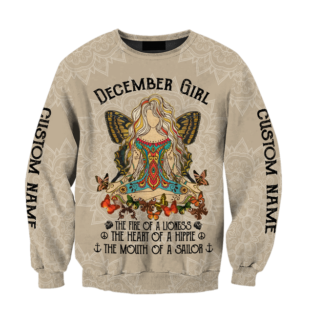 November Girl Hippie Customize Name 3D All Over Printed Shirts For Women TR11122014