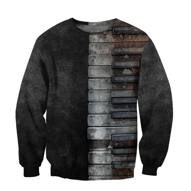 Piano 3D All Over Printed Hoodie For Men And Women