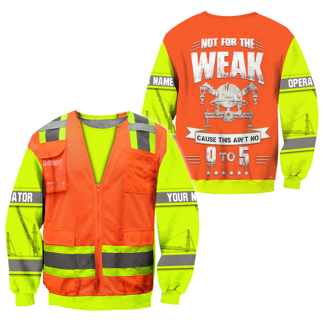 Customize Name Heavy Equipment Operator 3D All Over Printed Unisex Shirts