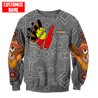 Custom name Aboriginal Australia In my heart Indigenous Painting Art 3D shirts