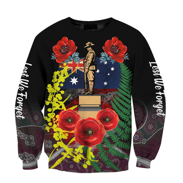 Lest We Forget - Anzac Day 3D All Over Printed Shirts