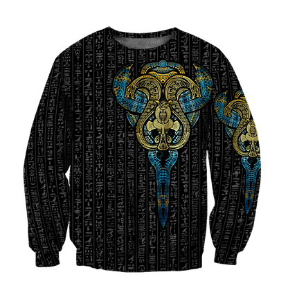 Egyptian Gods Ancient Uraeus Tattoo unisex 3d print shirts