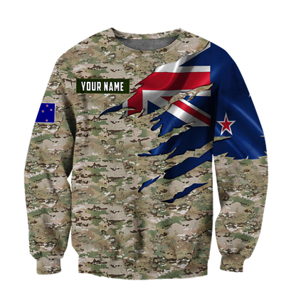 Remembrance New Zealand Camo Soldier 3D print shirts