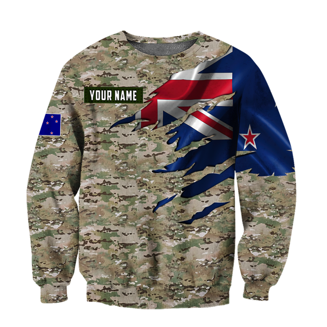 Remembrance New Zealand Camo Soldier 3D print shirts