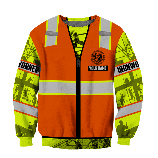 Personalized Ironworker Safety Just The Tip I Promise 3D Printed Unisex Shirts TN