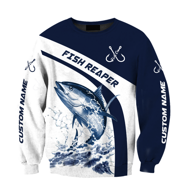 Custom name Tuna fishing design 3d print shirts