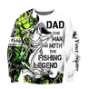 Custom name Dad Bass fishing Tattoo 3D print shirts