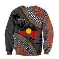 Custom name Aboriginal dots Zip pattern 3D design printed shirts