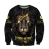 June Lion 3D All Over Printed Unisex Hoodie