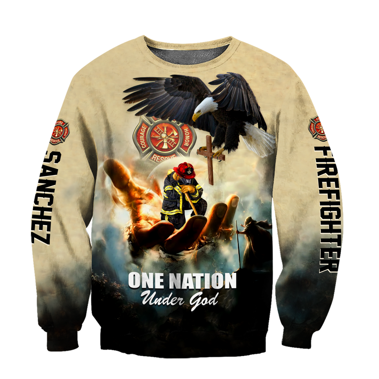 Customize Name Firefighter Hoodie Shirts For Men And Women TNA09032101
