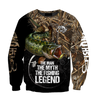 Northern Pike fishing legend muddy camo design 3d print shirts